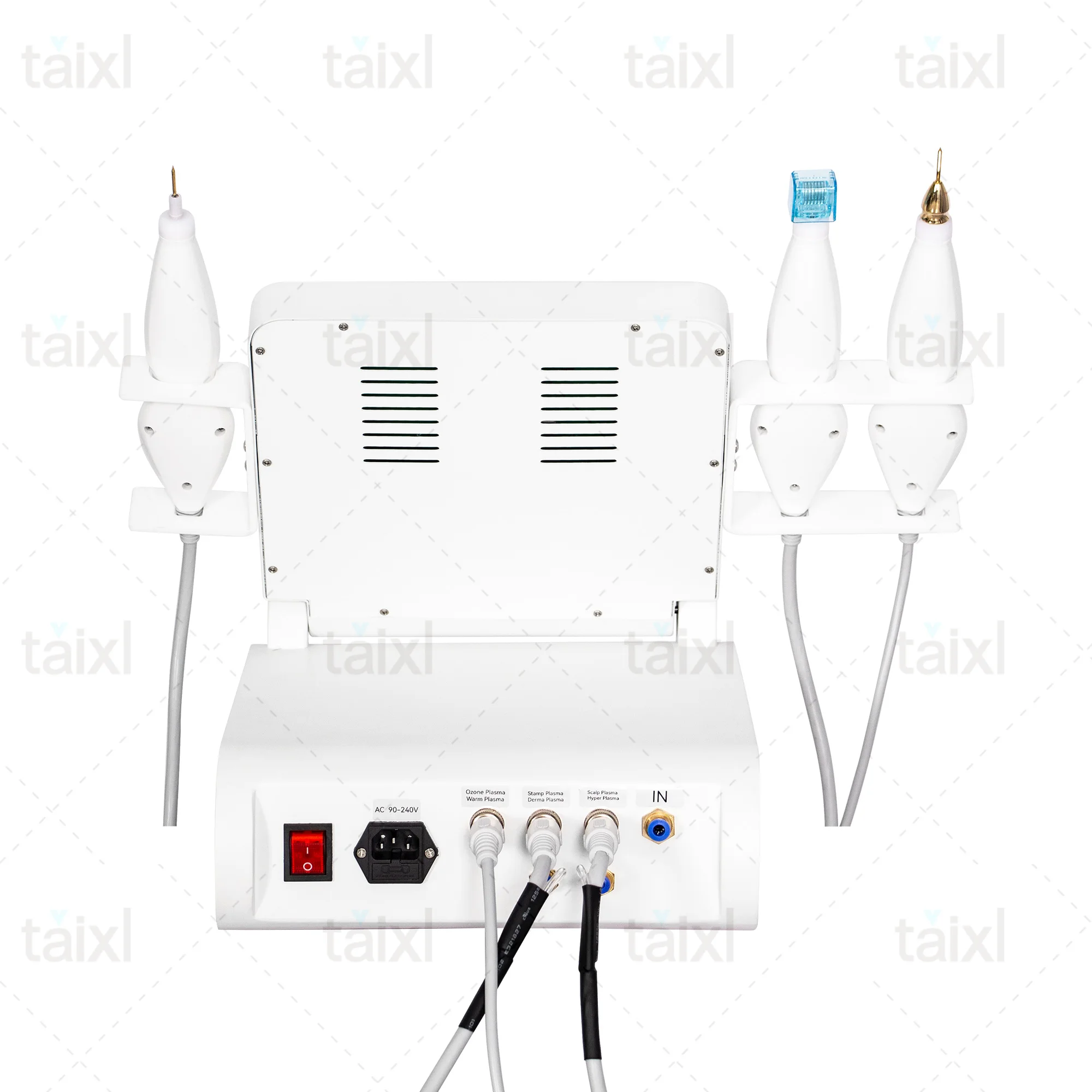 6 in 1TAIXL Fornitura in fabbrica Dispositivo per macchina al plasma per trattamento della pigmentazione Facile regolazione dell'energia Strumento per la cura della pelle per terapia calda e fredda.