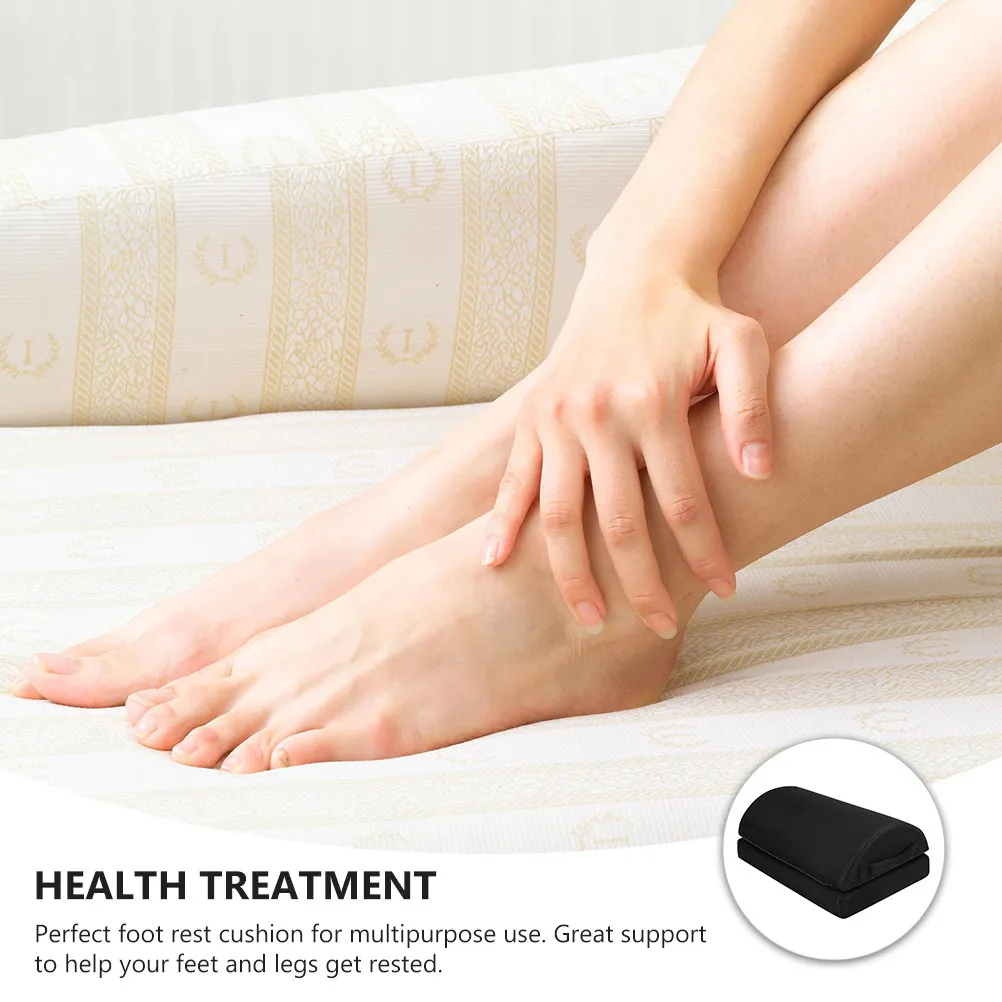 

Semi Cylindrical Foot Rest Pad High Resilience Foam Core Comfortable Foot Relax Cushion for Improved Blood Circulation and Leg