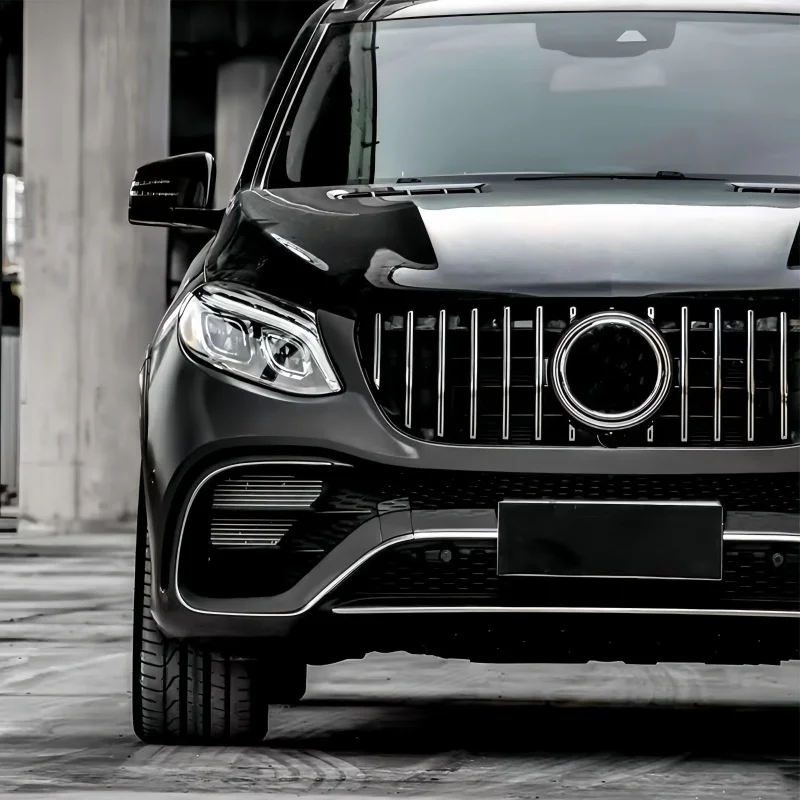 

Подходит для GLE W166 до W167 GLE63 Передний задний бампер в сборе, колесные арки, решетка, капот и крылья.