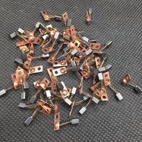20 piezas cepillos de carbono para Motor eléctrico, repuesto para máquina rectificadora Dental serie Saeyang, Micromotor, pieza de mano de 3x3x4mm