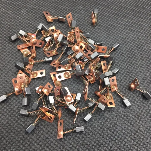20 piezas cepillos de carbono para Motor eléctrico, repuesto para máquina rectificadora Dental serie Saeyang, Micromotor, pieza de mano de 3x3x4mm