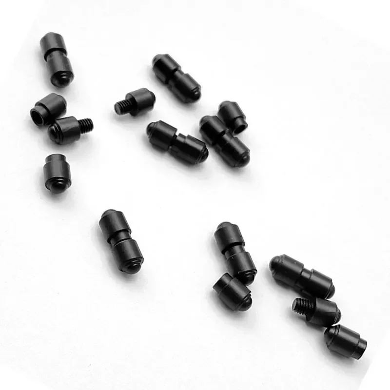 4pieces Black Push Knife Nail Screw for Customized DIY Knife Rivet 416 Stainless Steel Screw Pushing Tool Accessories