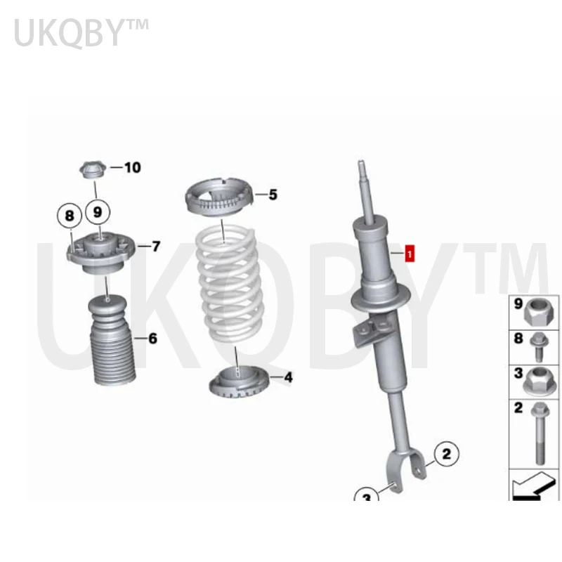 Barra de suspensión 31316850441 31316850442, brazo oscilante, soporte fijo, base, pegamento superior, serie 5, F18, 520, 528, 530Li