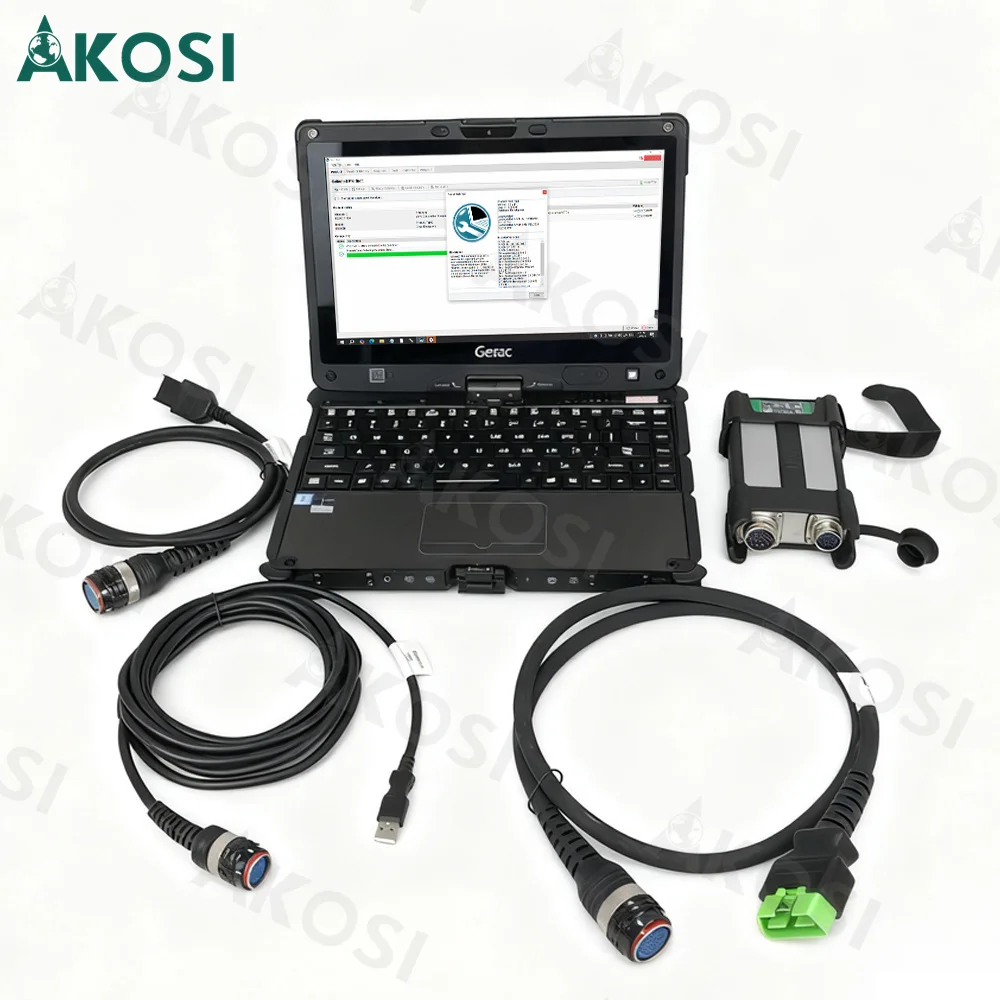 

Ноутбук Getac V110 + Vocom II 88894400 Premium Tech Tool DEV2 для Renault Construction Truck Diagnostic Tool колесный погрузчик экскаватор