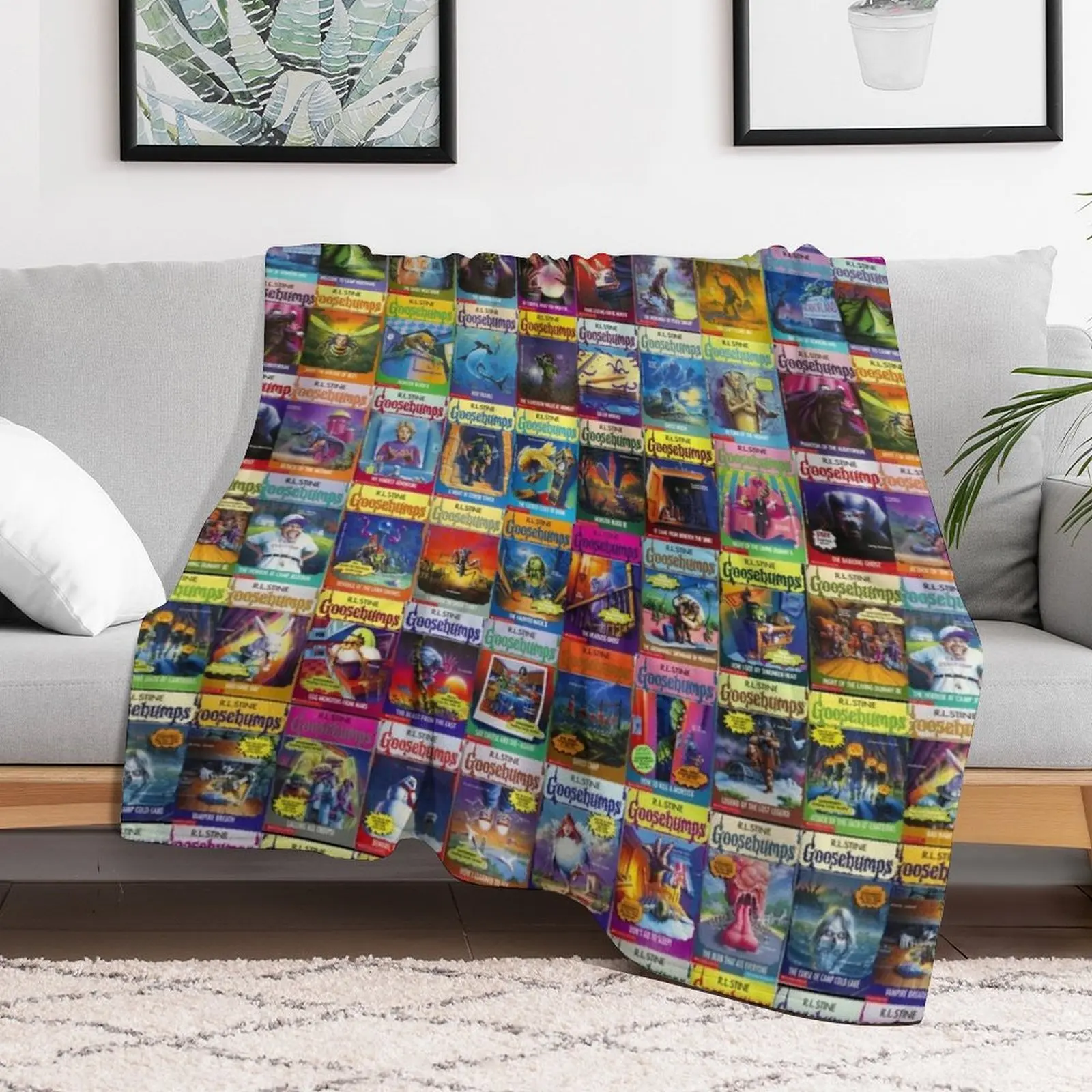 Goosebumps Masterpiece Throw Blanket Designers Decorative Sofas Blankets