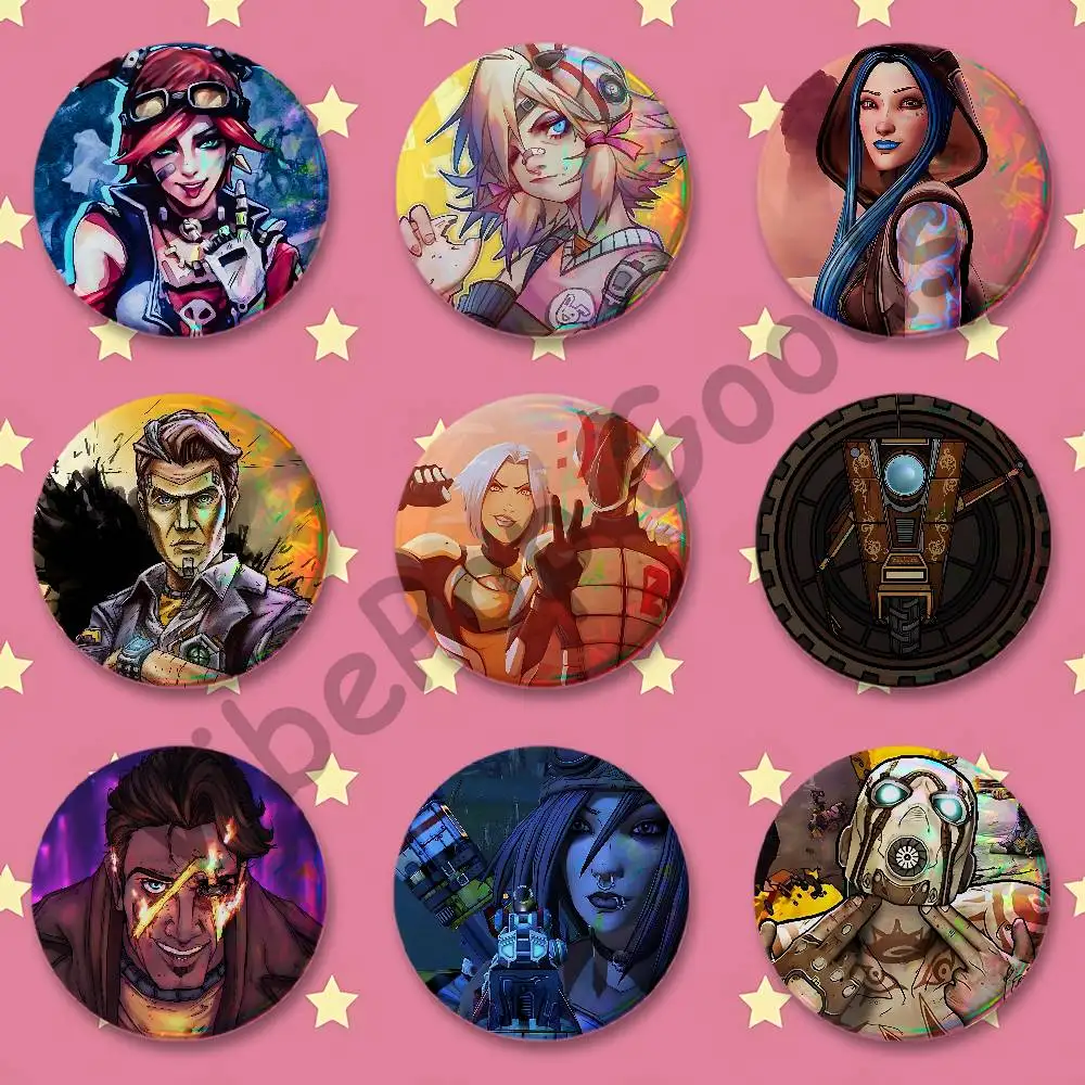 Zer0 Maya B-Borderlands Badges 25 32 44 58 75 mm Round Customizable Wholesale Fan goods Self-made fan freebies