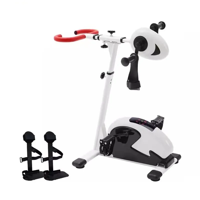 Professional Elderly Physiotherapy Disabled Portable Exerciser Rehabilitation Pedal Exercise Bike with Foot Boots