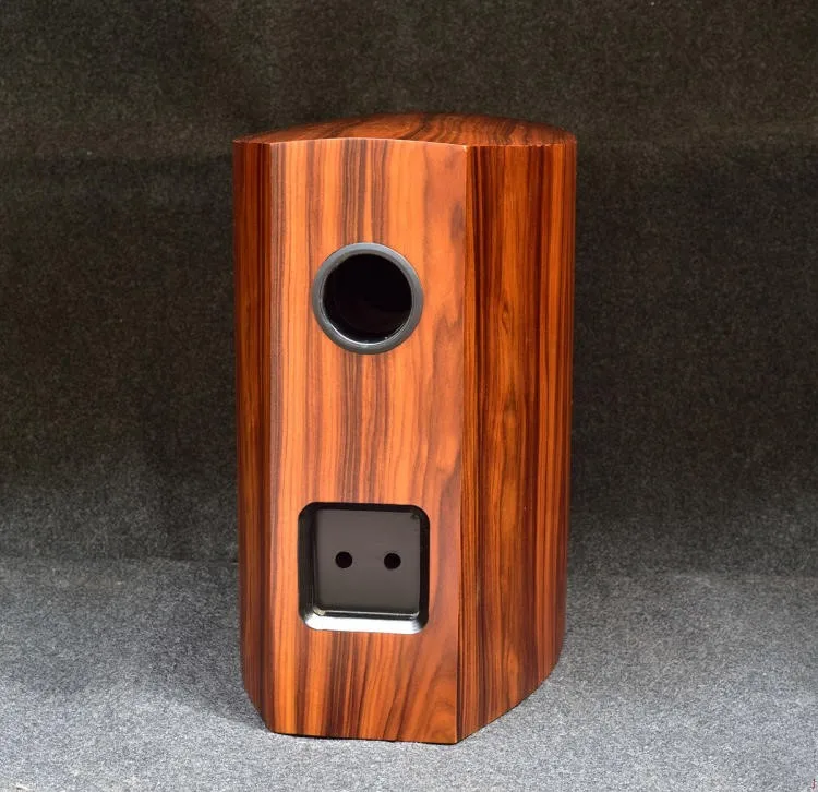 

Hot Selling EC-001 6.5 Inch 7 Inch Bookshelf Speaker Empty Cabinet Waist Drum Rosewood Veneer Speaker Case Reasonable Sound Desi