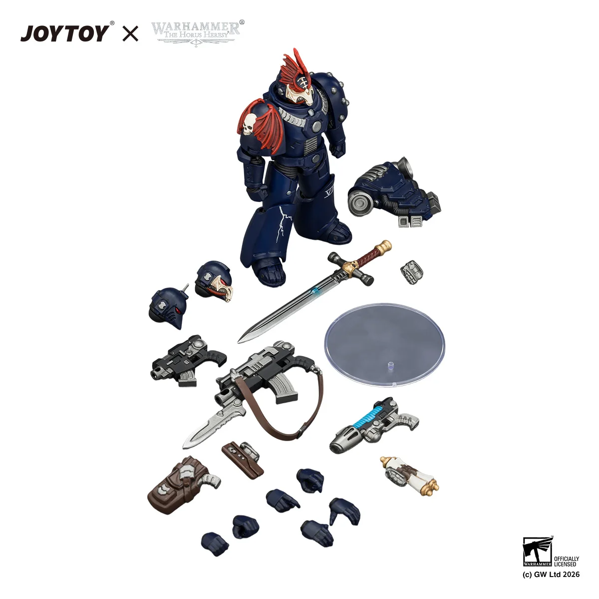 [IN STOCK] JOYTOY Warhammer 40K 1/18 Action Figure Ultramarines Primaris Lieutenant Argaranthe Anime figures Toys Model view 5