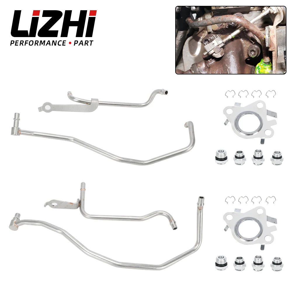 

Driver & Passenger Side Turbo Coolant Line Kit 926-186/ 926-187 For 11-21 Ford Expedition F150 Transit 150 250 350