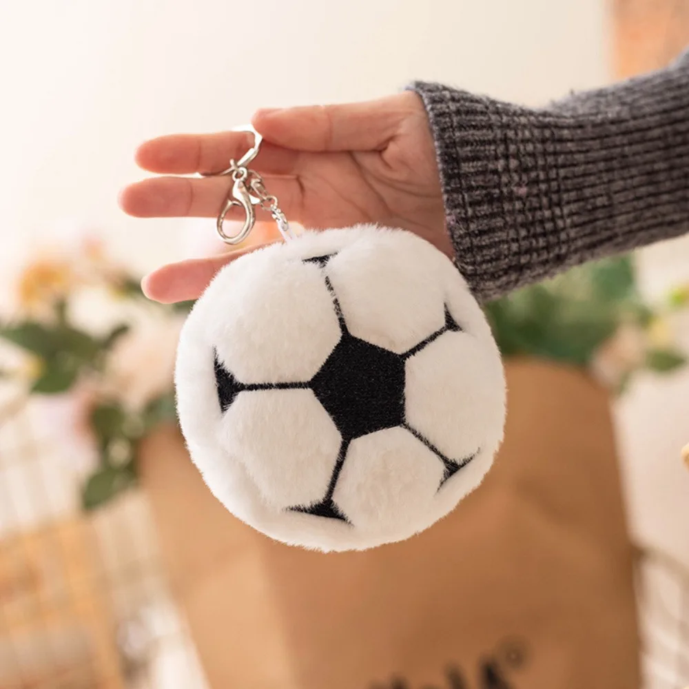 Basketball Keychain Basketball Baseball Football Volleyball Football Keychain Stuffed Soft Simulation Soccer