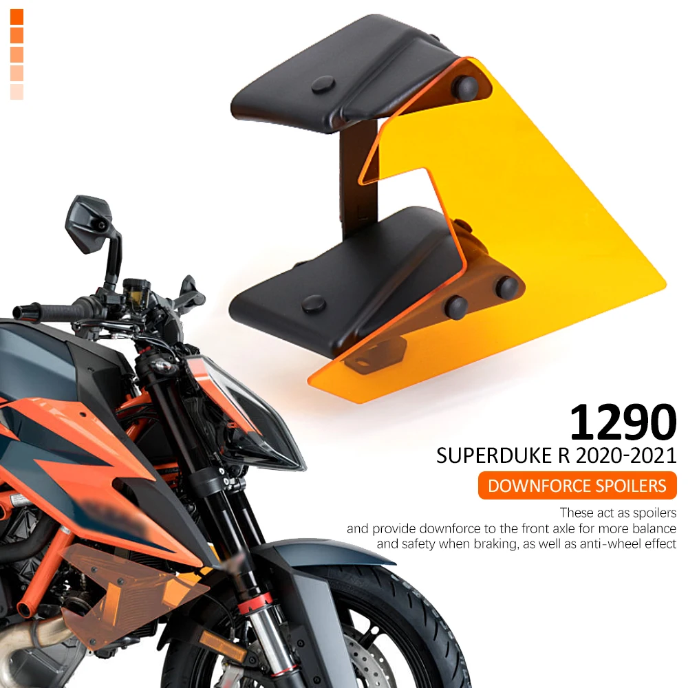 

NEW 2020 2021 Motorcycle Side Downforce Naked Spoilers Fixed Winglet Fairing Wing Deflectors For 1290 Superduke SUPERDUKE R