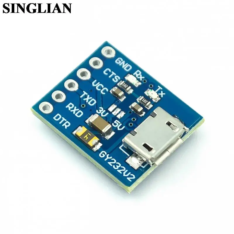 GY232V2 MICRO FT232RL USB To TTL Module Single Chip Microcomputer Serial Port Downloader For Arduino