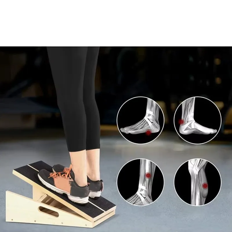 

Wooden Tensioning Board Folding Adjustable Inclined Stretching the Calf Muscles Standing Fitness Equipment for Bodybuilding