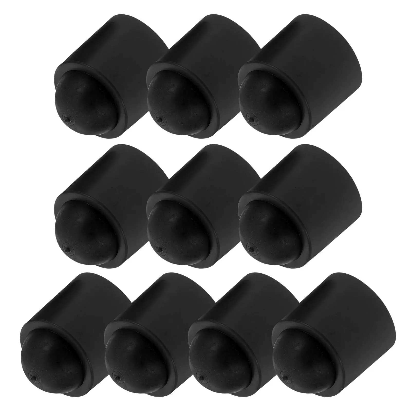 

10Pcs Cue Stick Tail Protector Rubber Sleeve Billiard Cue Bottom Cover Pool Stick Accessories Shockproof Protective