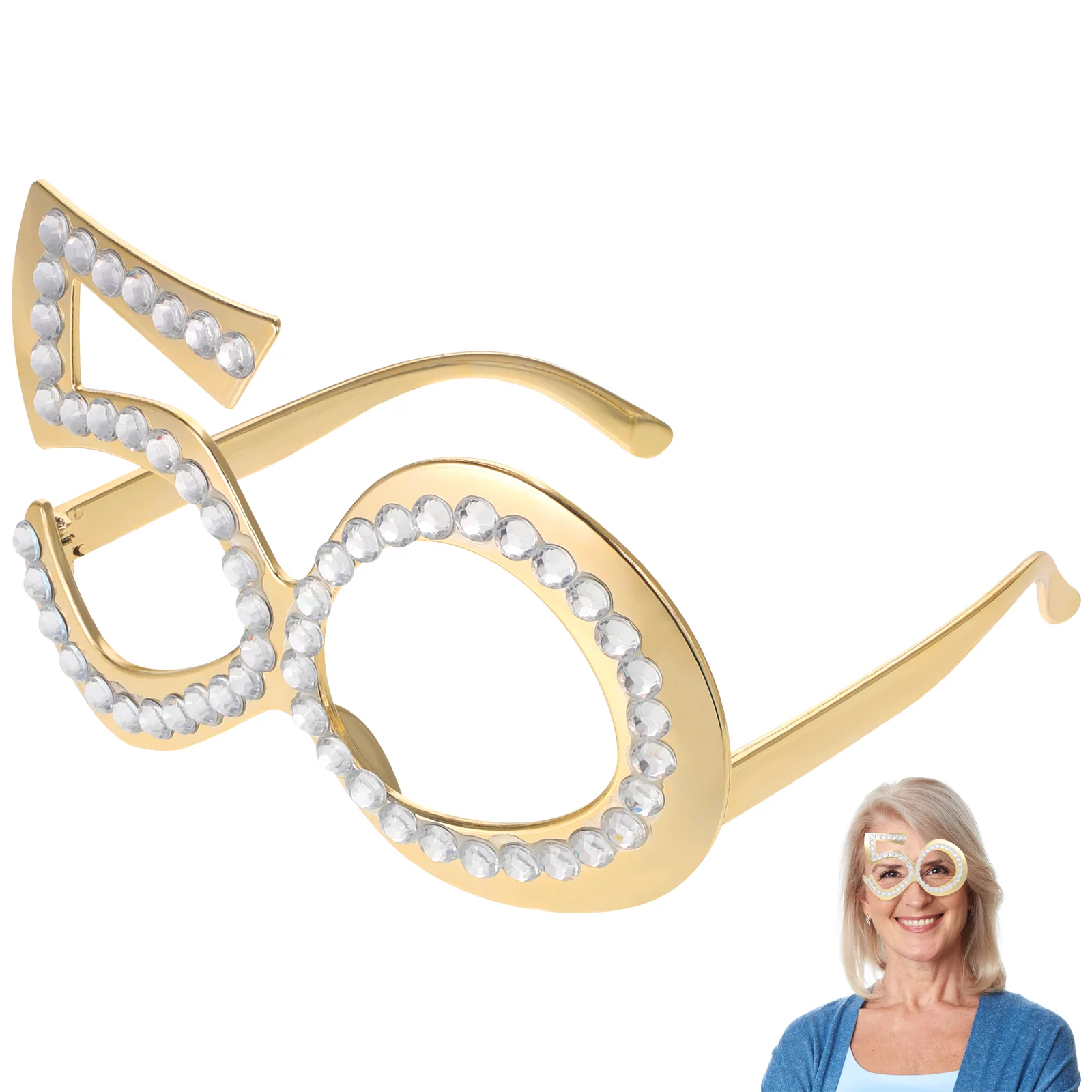Party Props Birthday Photo Booth Vintage Decor Aldult Happy Glasses Adults Plastic Eyeglasses Baby