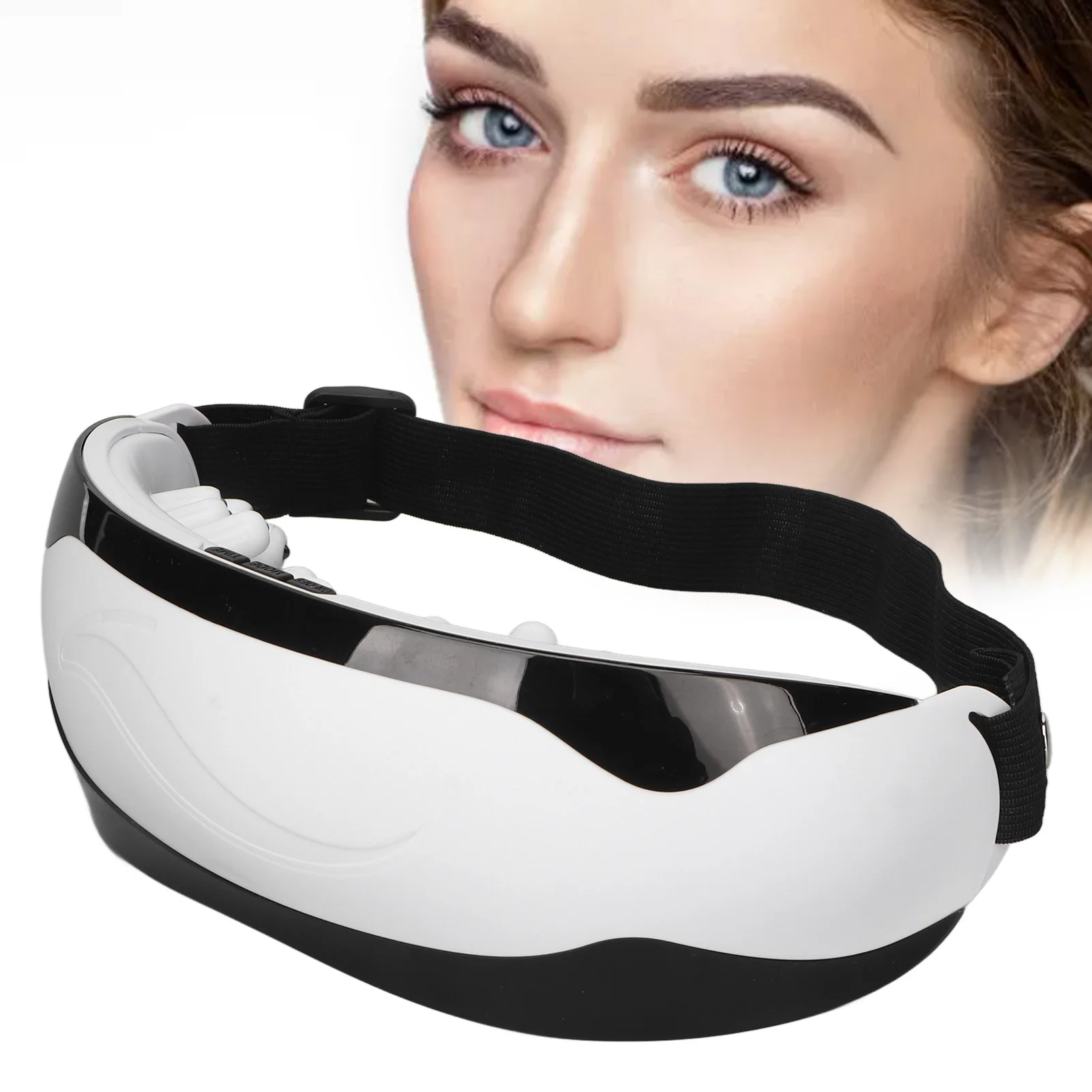 Magnetism Eye Massager 9 Vibration Modes Mind Relax USB Rechargeable Eye Massage Machine Eye Care Instrument