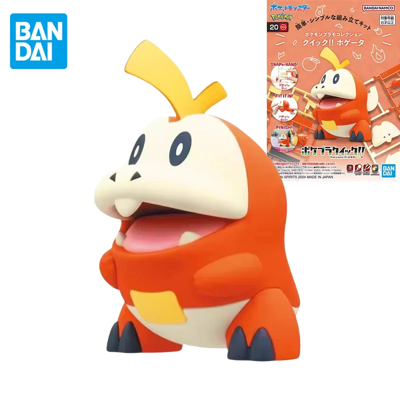 Bandai asli Anime Figure Pokemon Fuecoco Action Figure mainan untuk anak-anak hadiah koleksi Model ornamen