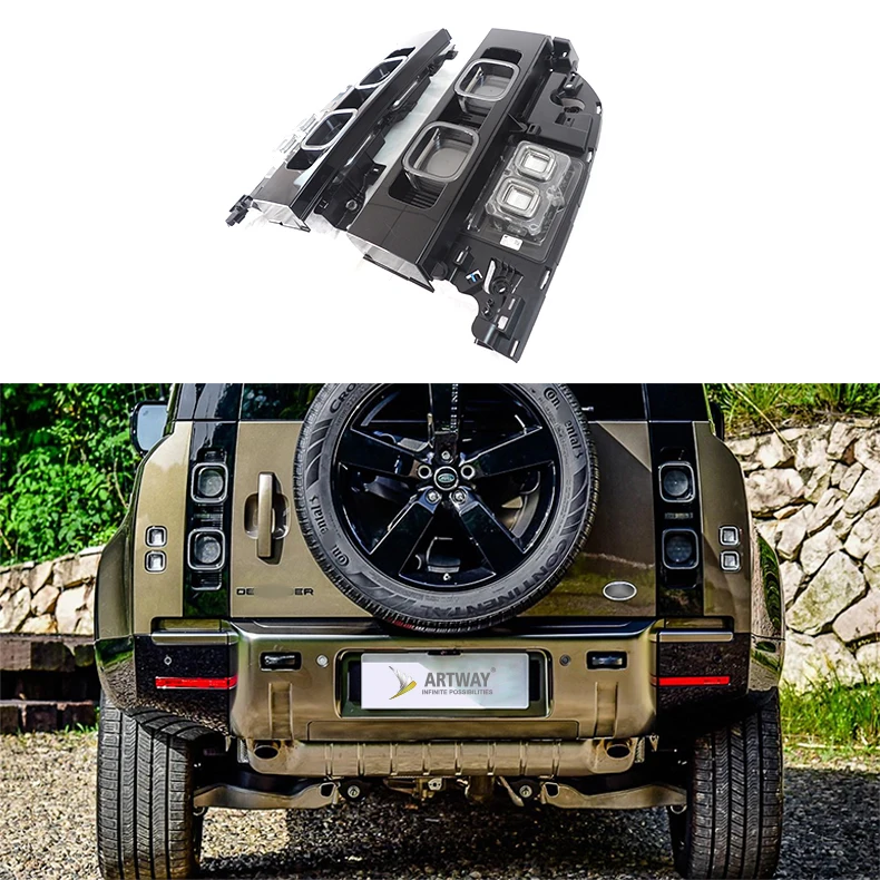 High Quality Car Rear Light Tail Light for Defender L663 Car Accessories
