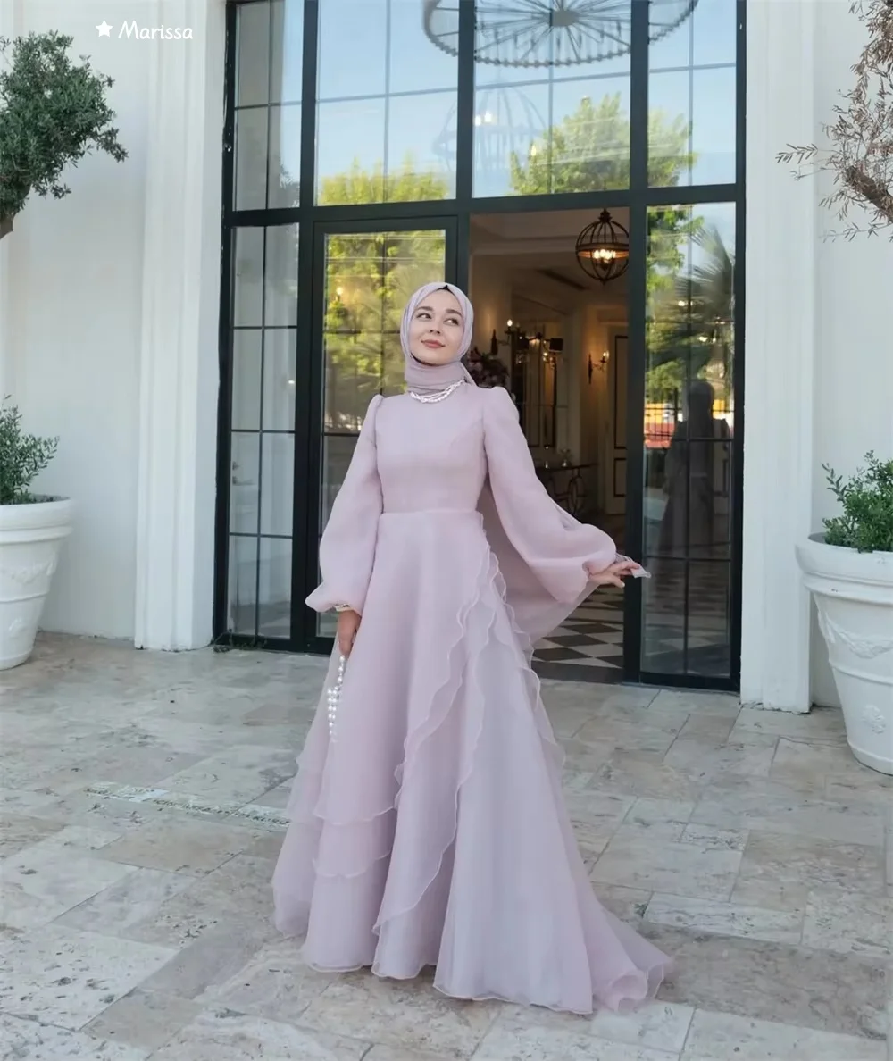 Marissa lavanda roxo vestidos de baile 2025 mulher festa árabe vestidos de noite para ocasiões especiais vestido de baile feminino feito sob encomenda