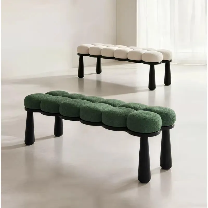 Solid Wood Bench Bedroom End Sofa Stool Entrance Shoe Changing Stool