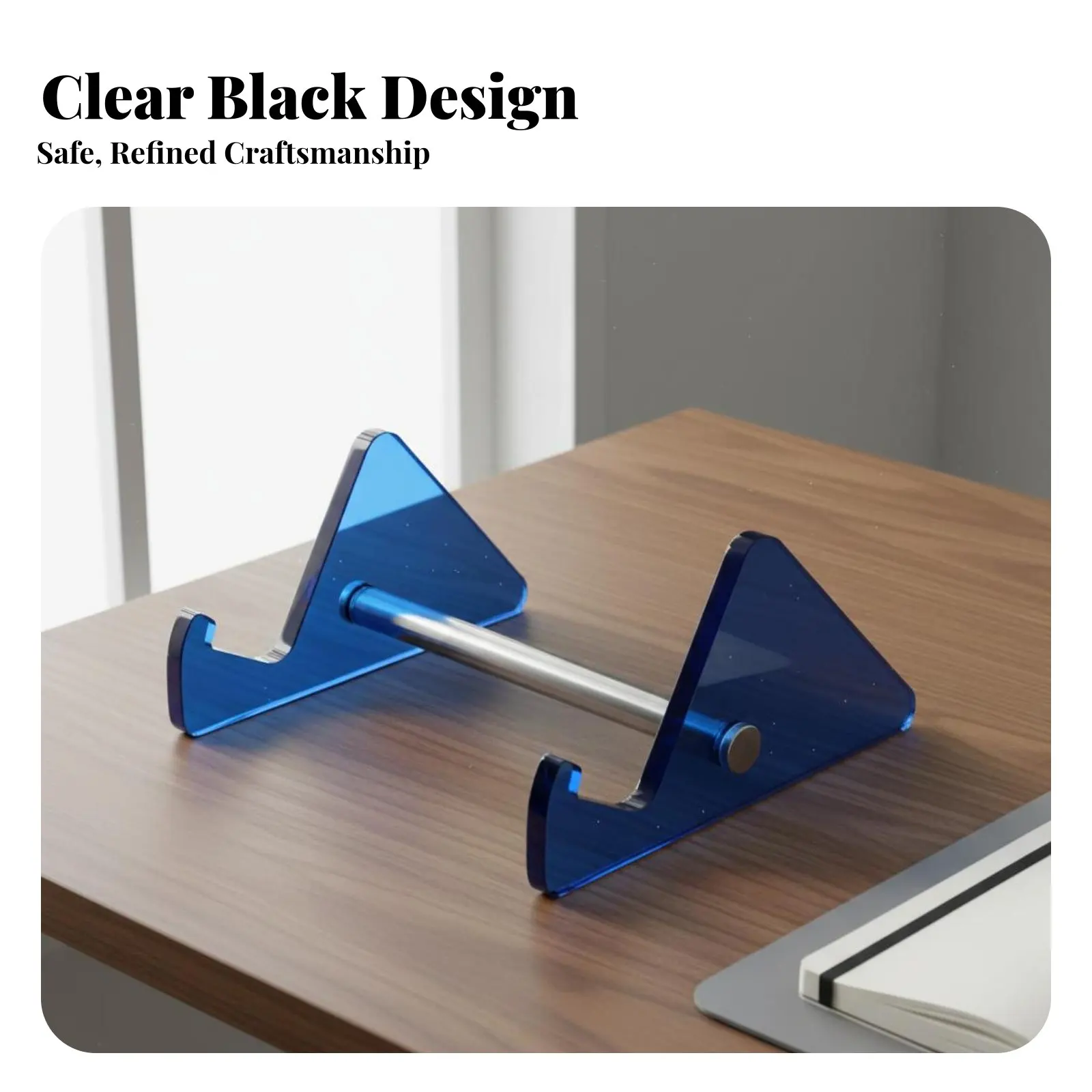 

Акриловая подставка для клавиатуры: Прозрачная акриловая полка для демонстрации клавиатуры, настольный органайзер, современный дизайн, ровные края, размер S