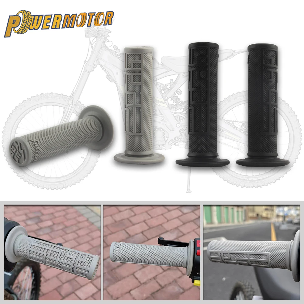 Motorcycle 22mm Rubber Handlebar Grip Set For Surron Light Bee Ultra Bee S X Off Road Dirt Bike Replacement Accessories