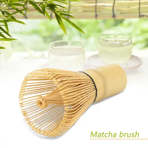 주방 액세서리 말차 녹차 가루 털 차 도구 일본식 대나무 Chasen 차 도구 차 브러쉬