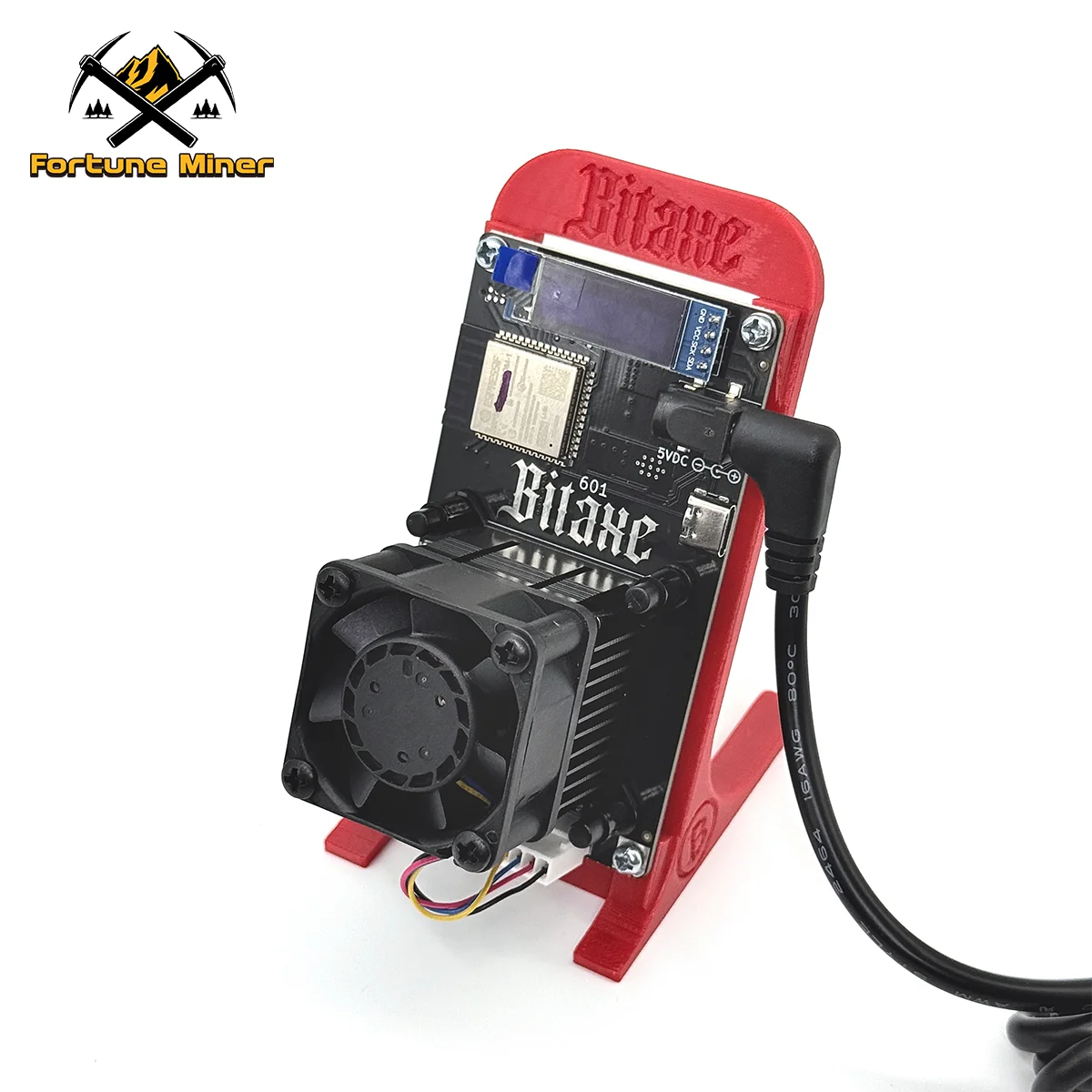 

NEW Bitaxe Gamma 601 Lucky Miner 1.2TH/s 18W Asic Chip BM1370 BTC Solo Miner Bitcoin Mining Lottery Machine Home Offices Use Red