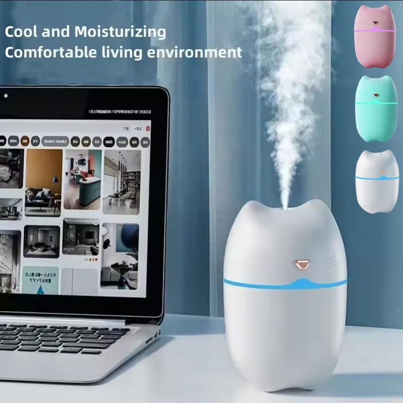 USB Humidifier Household Office Portable Students Dormitory Bedroom Small Cute Mini Large Spray Car Mounted Humidifier