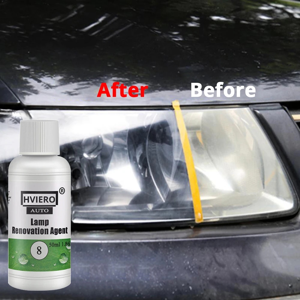 Repair-8 50ml Applicable Styling Lens Restoration Headlight Repair Care Shampoo Polishes Washing Accessories Paint Lamp Cleaner