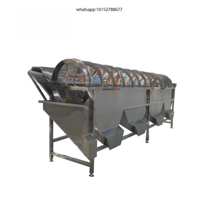 Factory Price Industrial Automatic Rotary Drum Grader for Fruit Processing Plant Sorting Vegetables & Fruits Walley