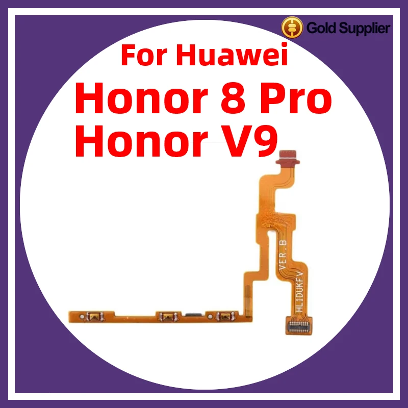 For Huawei Honor V9 Power ON OFF Volume Camera Key Button Switch Flex Cable Replacement