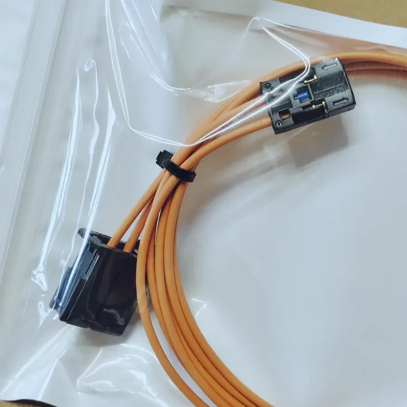 New HIgh Quality MOST POF Fiber Optic 6WA 6WB Cable Connectors retrofit For BMW Mercedes 100CM