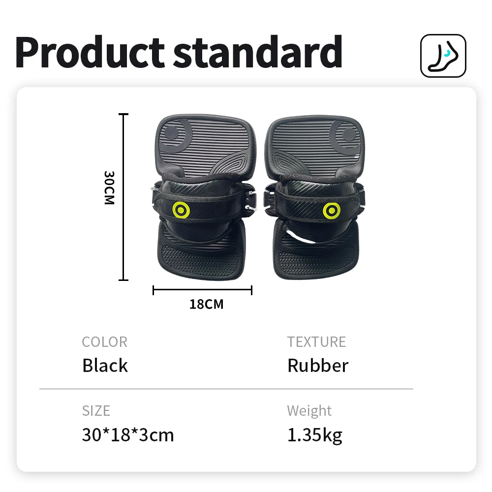 Surfboard Foot Strap Adjustable Screw Mounted Foot Strap for Surfing Kiteboard Wakeboard Accessories