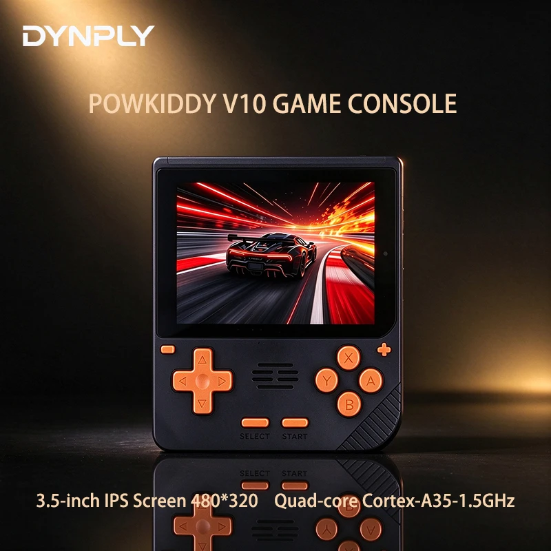 NEW V10 3.5-Inch Ips Oca Hd Full Fit Screen 480*320 Retro Handheld Game Console RK3326 Open Source System Cheap Children's Gifts