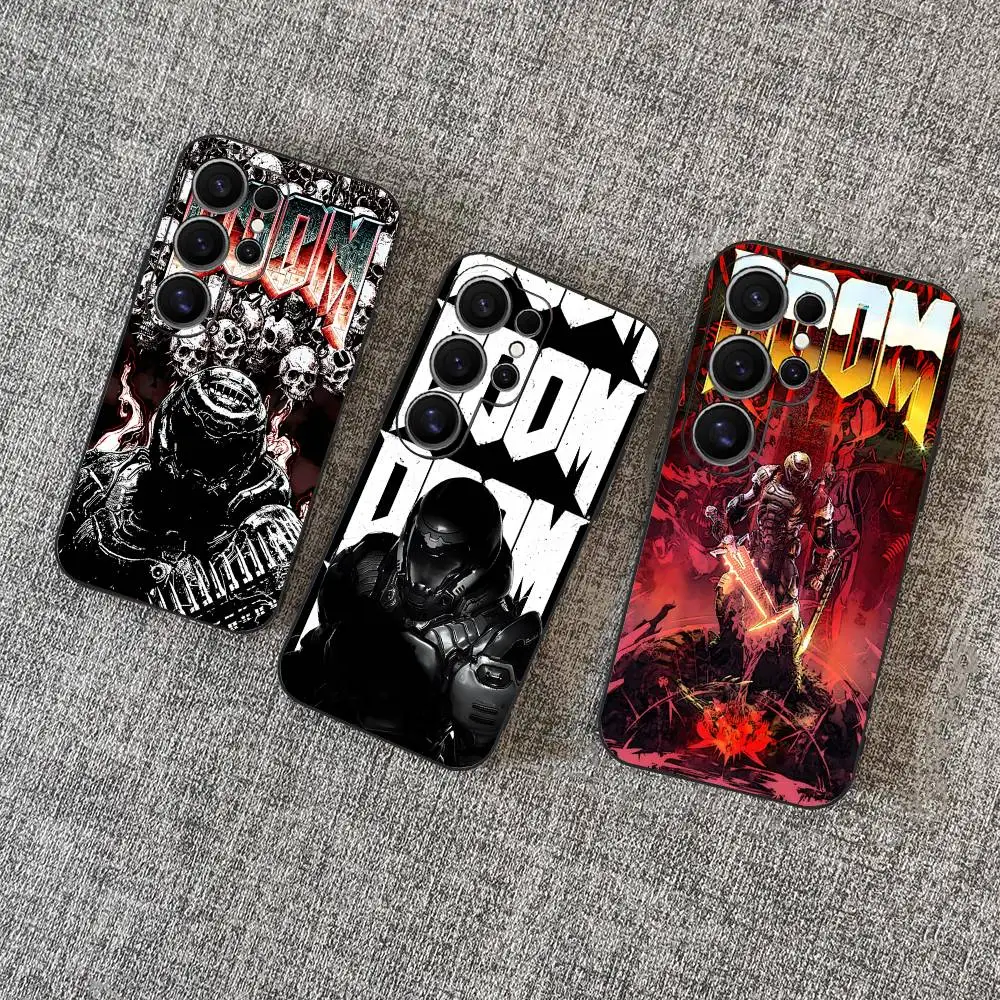 Game D-DoomS E-Eternal Phone Case For Samsung S 24 fe 25 Ultra plus 20 lite 21 30 22 23 24 22 Ultra 5G Fundas