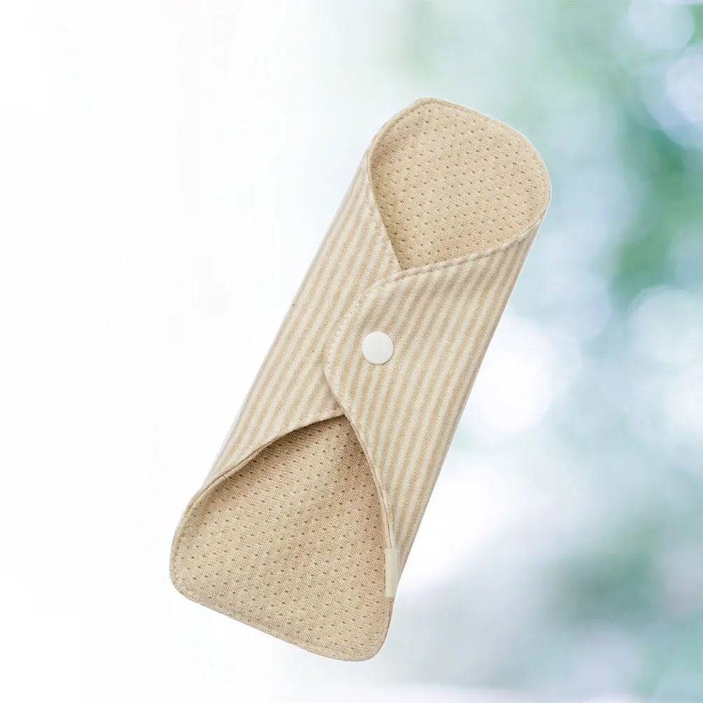 

2Pcs Cotton Menstrual Pads Washable Reusable Soft Breathable Foldable Portable Cloth Sanitary Towels for Menstrual Puerperal