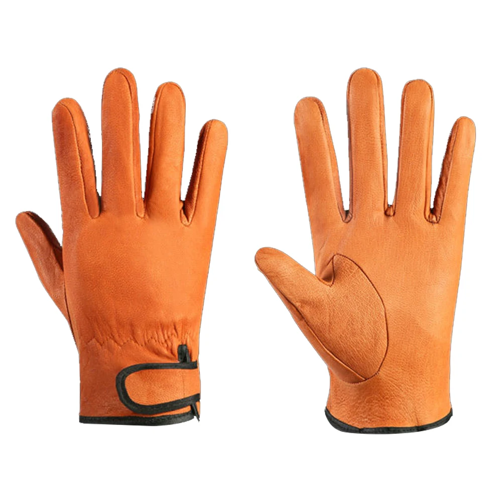 Leather Welding Gloves High-Temperature Operations Protection Labor Gloves for Soldering Grinding Gardening Car Motor Reapair