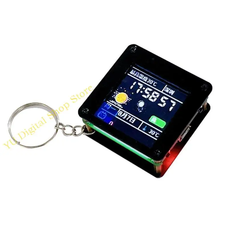 

96BA Desktop 1.44inch LCD Display Screen Base on ESP32 Development Board Fast Processing for DIY Project 128x128 Display
