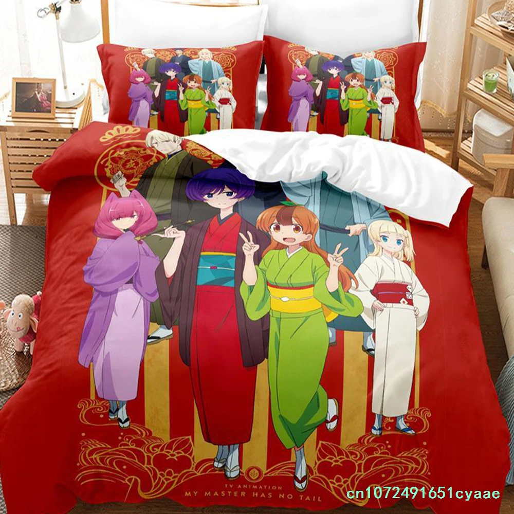 My Master Has No Tail Bedding Set Single Twin Full Queen King Size Bed Set Aldult Kid Bedroom Duvetcover Set Anime Parure De Lit
