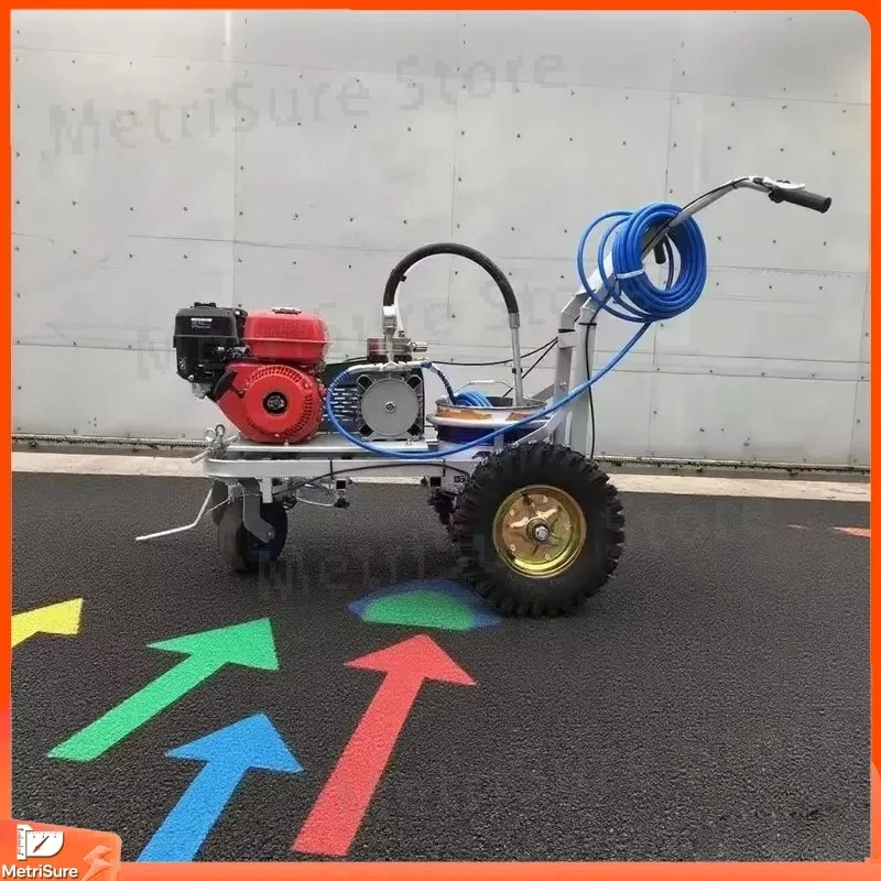 Hand Push Cold Spray Line Marking  Powered Road Paint Striping Equipment for Highway Street Pavement Line