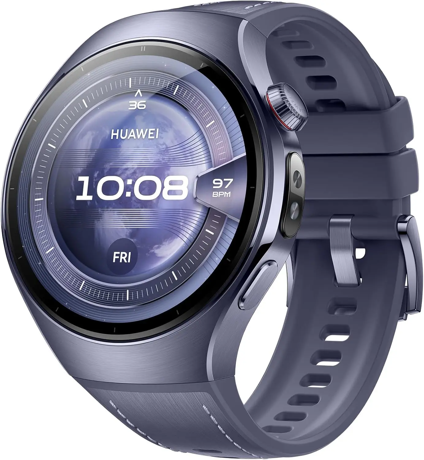 HUAWEI WATCH 5, 46mm Smartwatch, X-TAP multi-sensível, MOT de saúde, oxigênio no sangue na ponta do dedo em tempo real, vida útil da bateria de até 11 dias,
