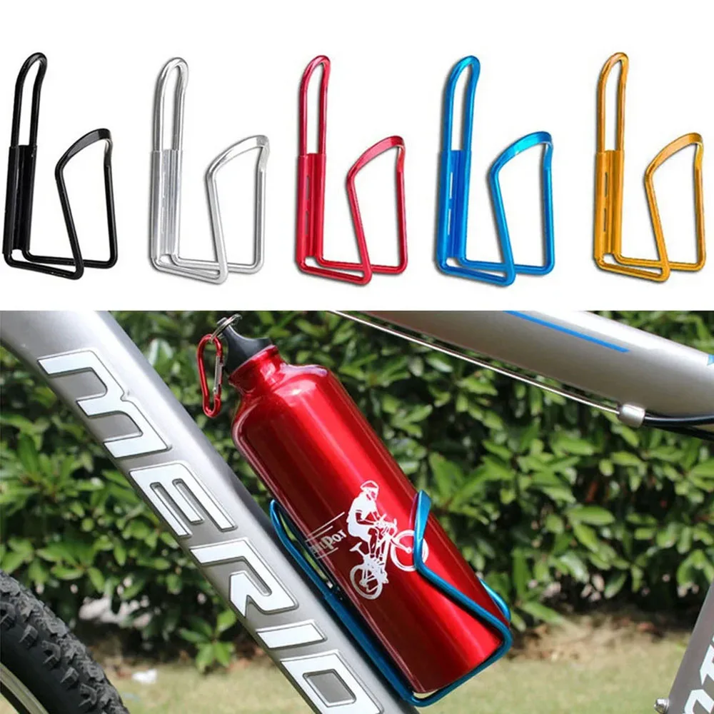 Aluminum Alloy Bicycle Bottle Holder Lightweight Universal Road Mountain Bike Water Bottle Rack Mount