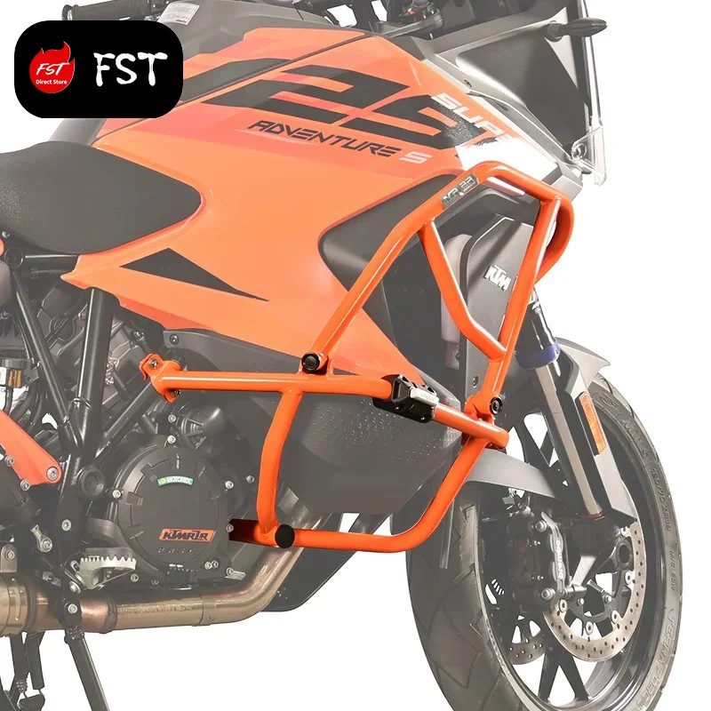 For KTM 1290 Super Adventure ADV 2021-2026 Highway Crash Bars Anti-Fall Frame Protector Radiator Guard Grille Modified Accessori 2