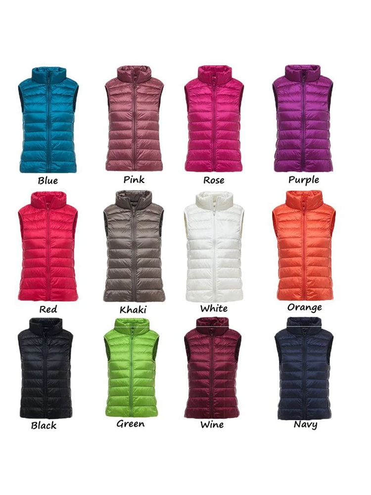 NewBang 8XL 9XL Women Sleeveless Women\'s Ultra Light Down Vests Slim Jacket Girl Gilet Plus Lightweight Windproof Warm Waistcoat