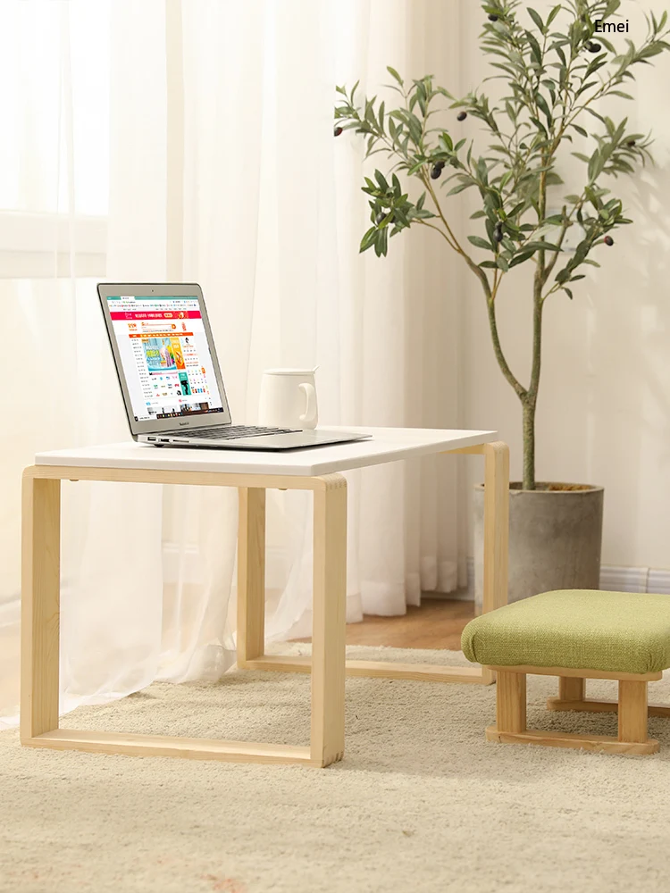 

Balcony bay window small kang Japanese coffee table tatami low bedroom
