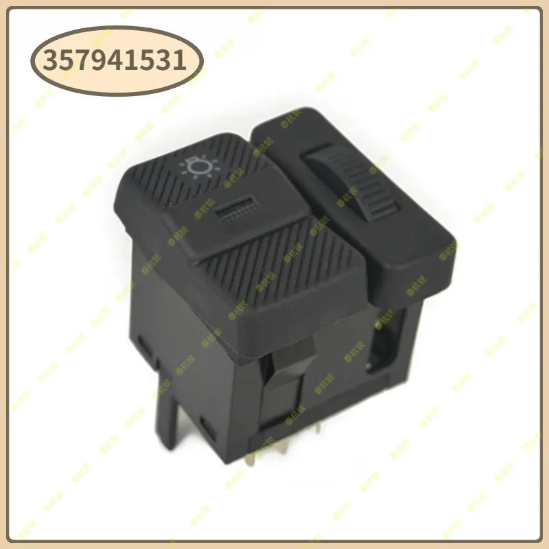 357941531 Car Headlight Fog Lamp Light Adjustment Control Switch Button For VW Volkswagen Passat Polo Transporter T4 Caravelle