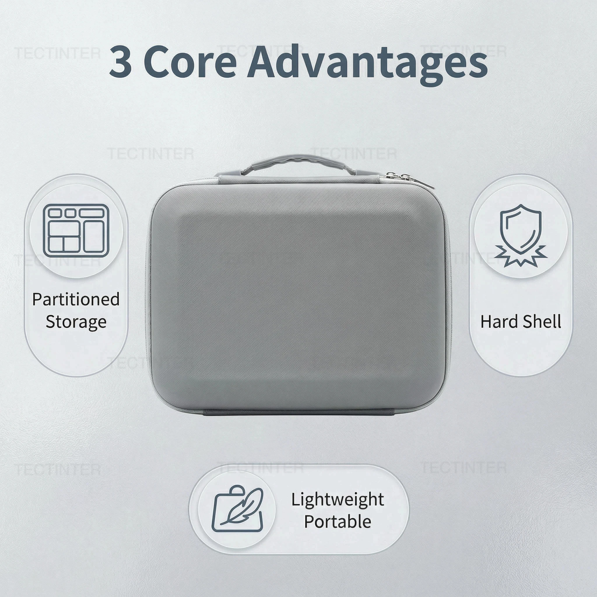 Für DJI NEO 2 Drohne EVA-Tragetasche Organizer-Tasche Aufbewahrungstasche Hartschalen-RC-N3-Fernbedienungs-Schutztasche Zubehör – Detail 5