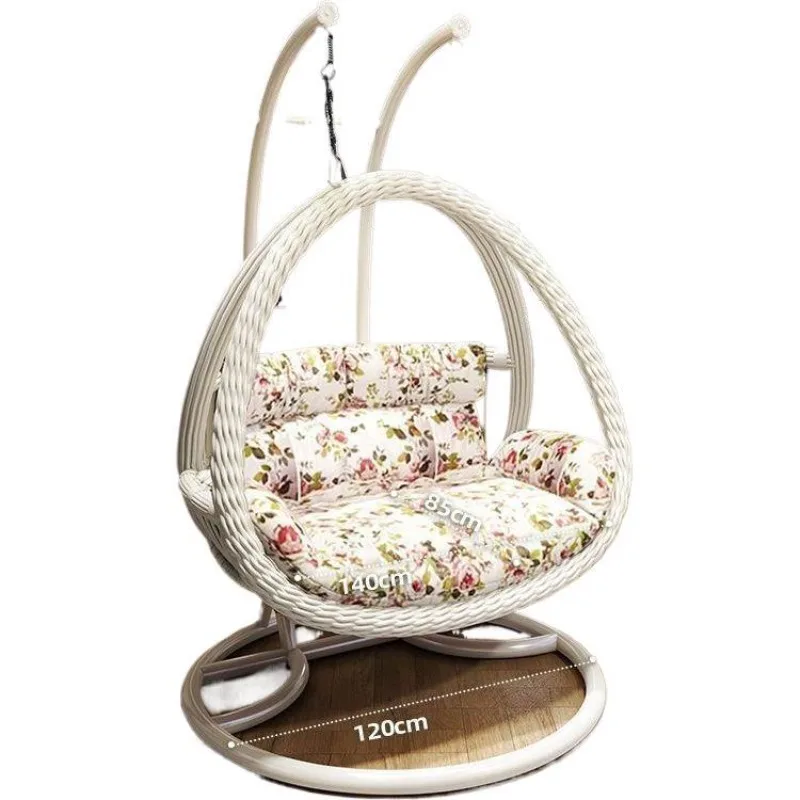 

Household Double Rocking Chair Indoor Hammock Balcony Lazy Sofa Cradle